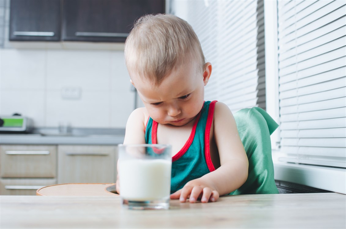 متى تختفي حساسية الحليب