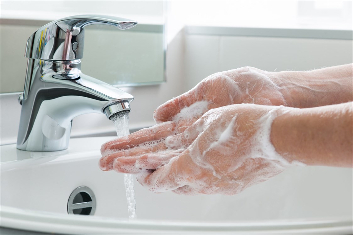 المدة اللازمة لغسل اليدين