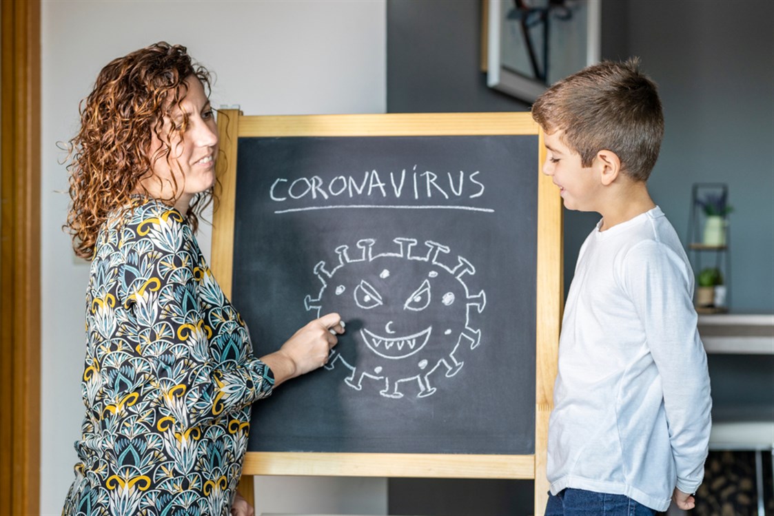 طريقة شرح فيروس كورونا للطفل