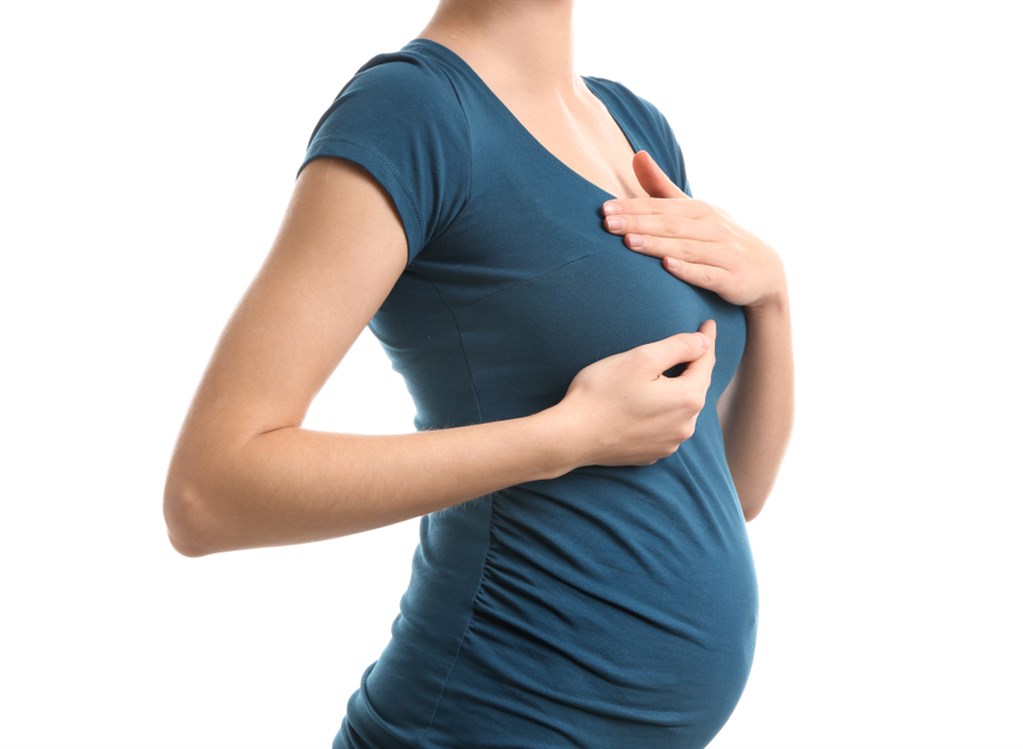 آلام الثدي اثناء الحمل