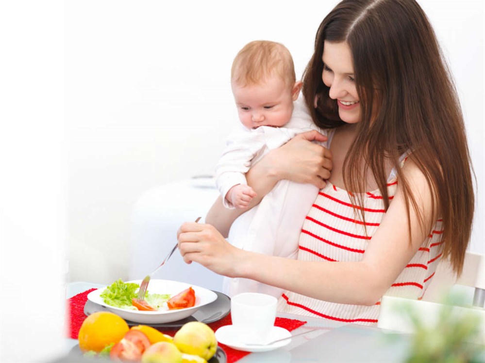 تأثير غذاء الام على الرضاعة الطبيعية