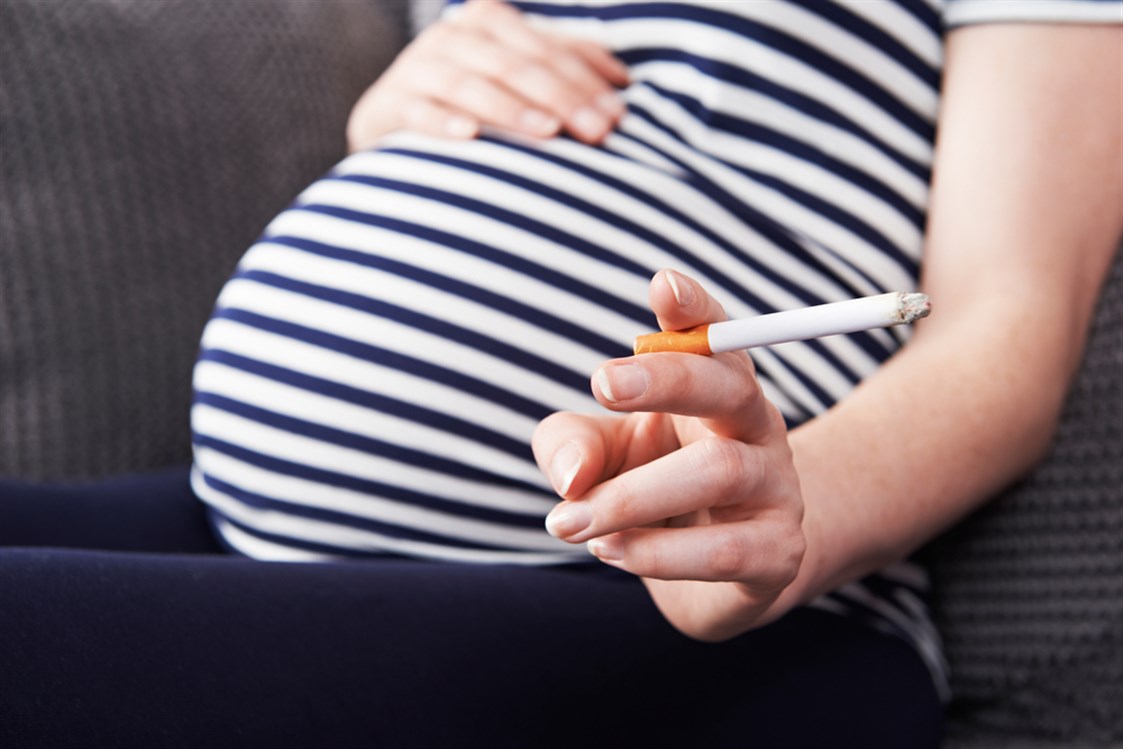 تأثير التدخين على مشيمة الحامل