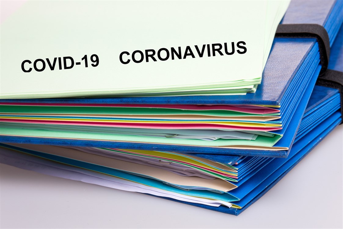  فيروس كورونا على الورق