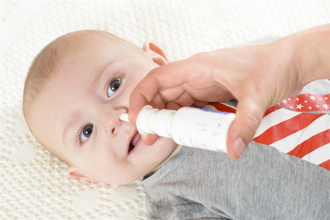 علاج الرشح عند الأطفال الرضع
